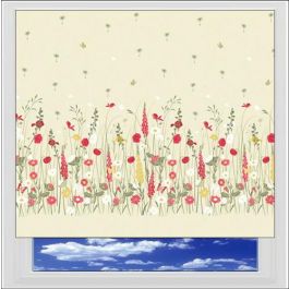 Patterned Country Garden Summer Daze Made to Measure Dim-out Roller Blind