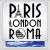 London Paris Rome Digitally Printed Photo Roller Blind