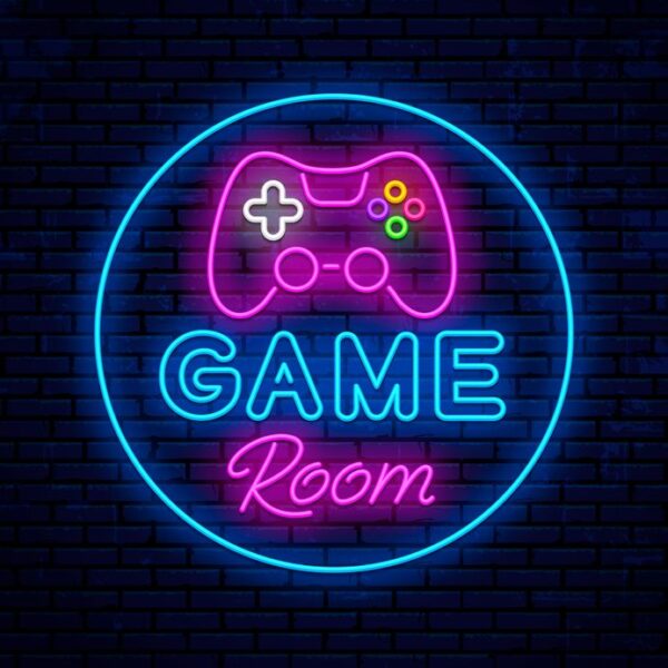 Game Room Digitally Printed Photo Roller Blind