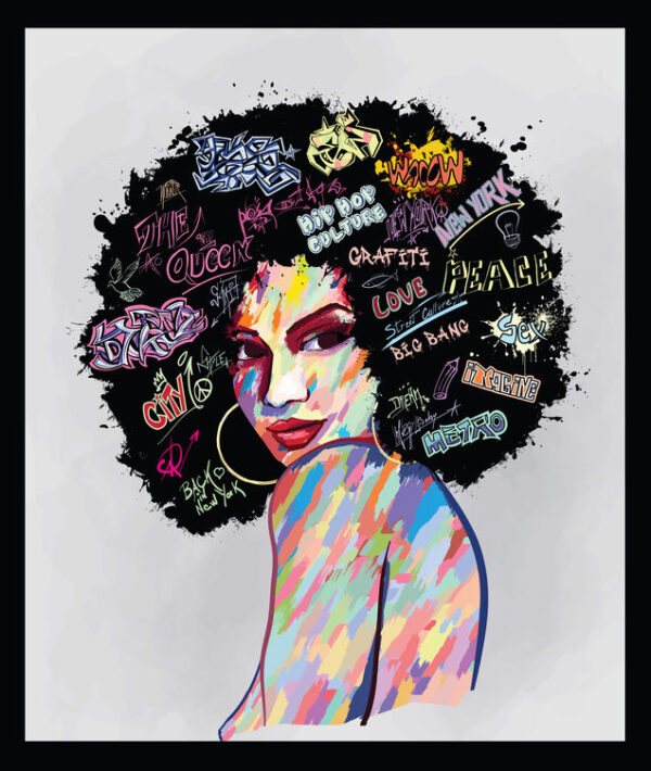 Funk Soul Woman Digitally Printed Photo Roller Blind