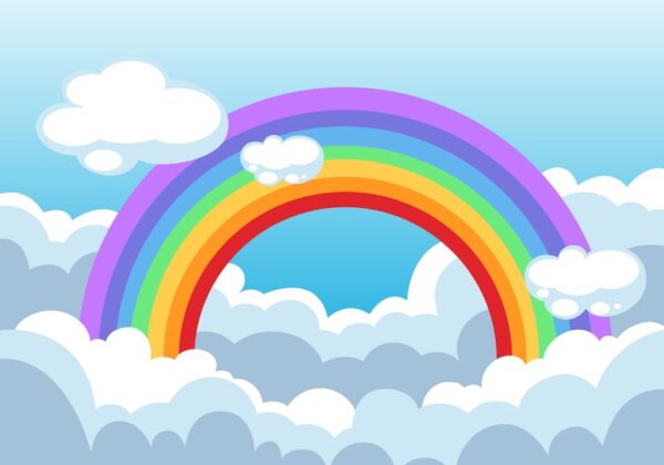 Over The Rainbow Digitally Printed Photo Roller Blind