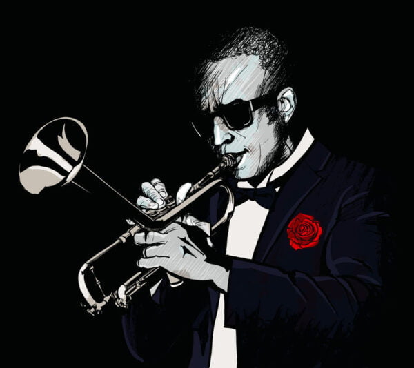 Jazz Music Digitally Printed Photo Roller Blind