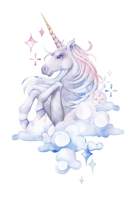 Fantasy Unicorn Digitally Printed Photo Roller Blind