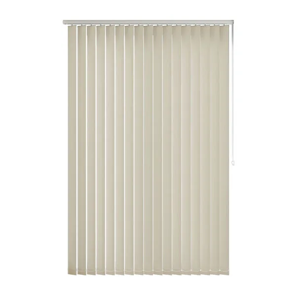 Bella Butter blackout vertical blind