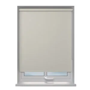 Bella Grey Whisper blackout roller blind