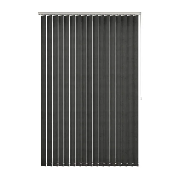 Metz Black PVC Vertical Blind