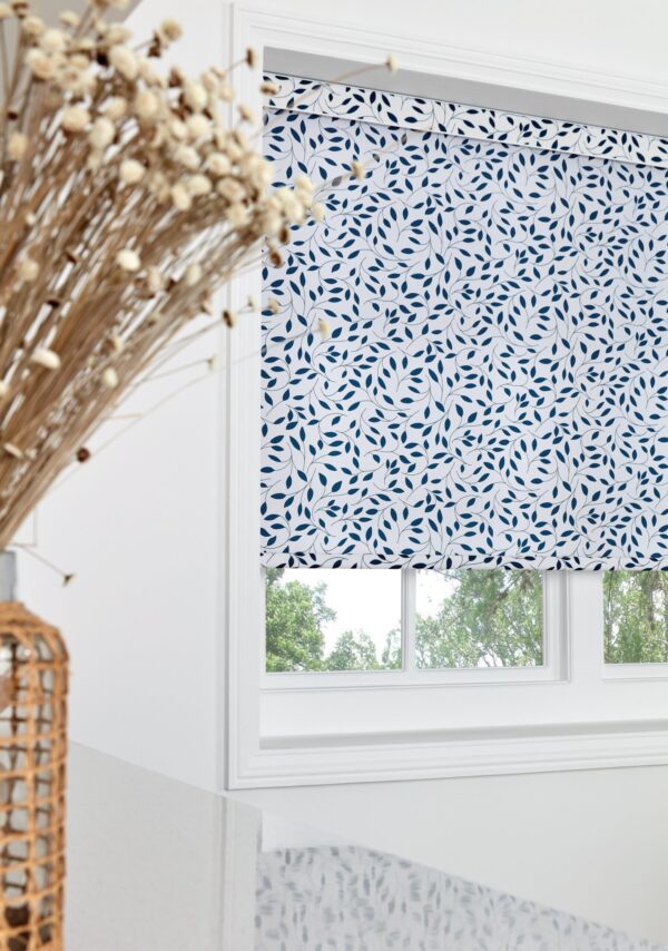 Chatsworth Navy Roller Blind