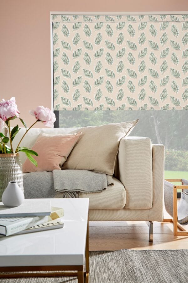 Fern Pink Lemonade Roller Blind