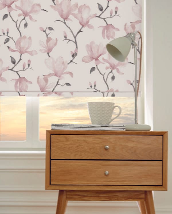 Magnolia Rosa blackout roller blind