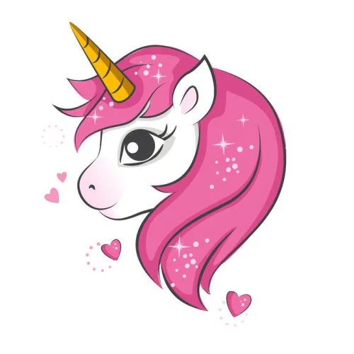 Pink Unicorn Digitally Printed Photo Roller Blind - Image 2