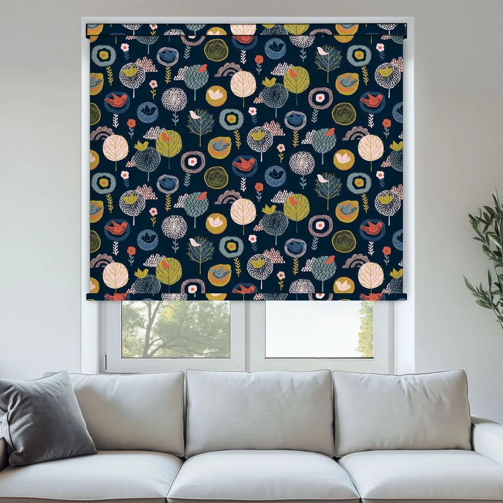 Birdsong Crush Roller Blind