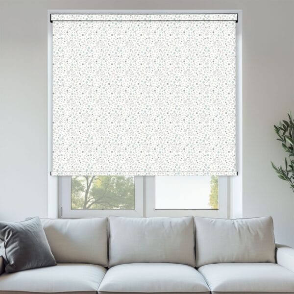 Cotton Flower Mineral Roller Blind