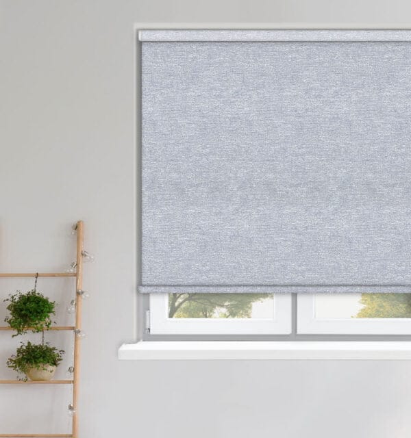 Crush Cornish Blue Velvet Blackout Roller Blind