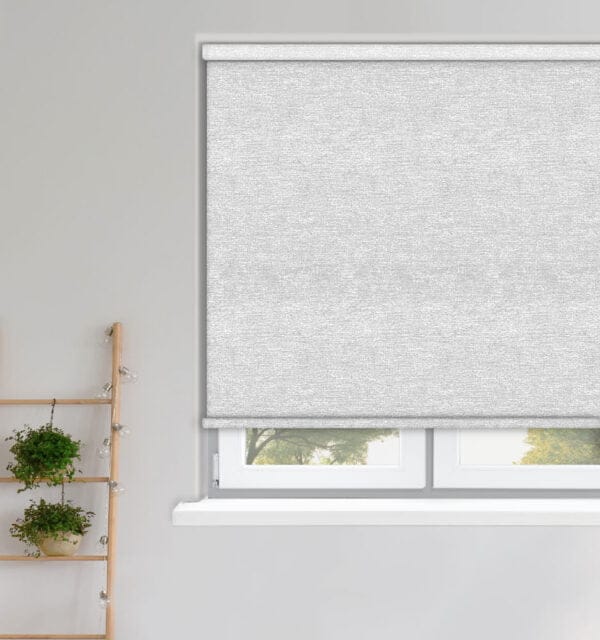 Crush Nordic Mist Velvet Blackout Roller Blind