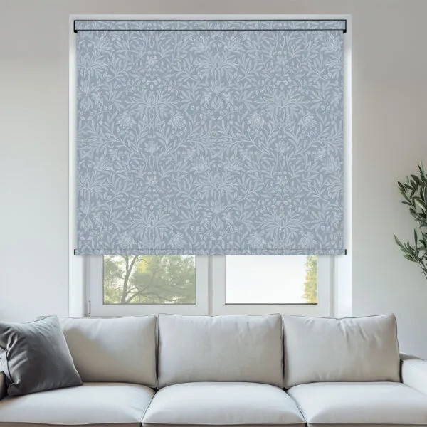 Florence Persian Blue Blackout Roller Blind