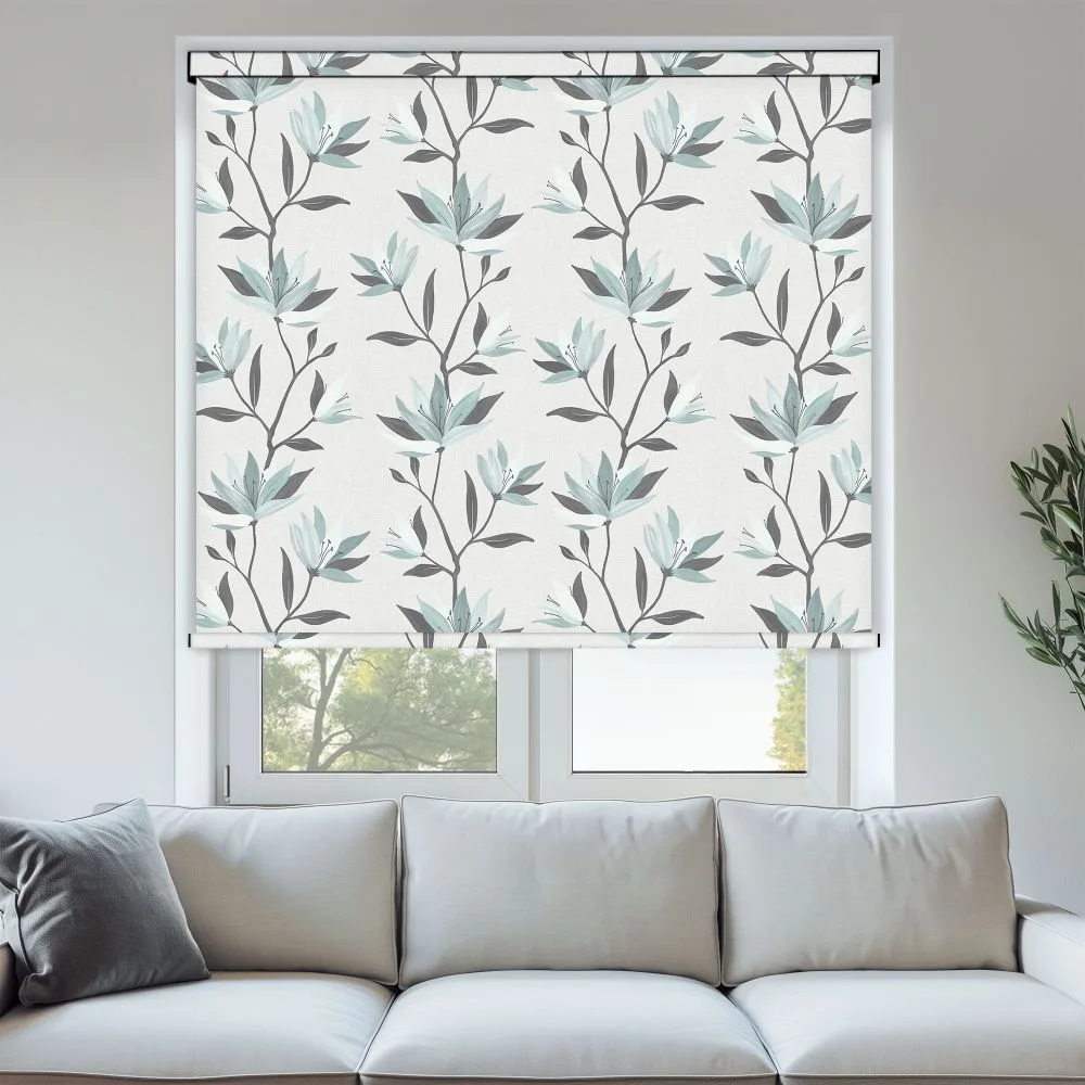 Lily Muted Duckegg Roller Blind