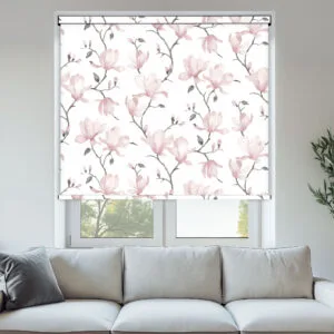 Magnolia Rosa Blackout Roller Blind