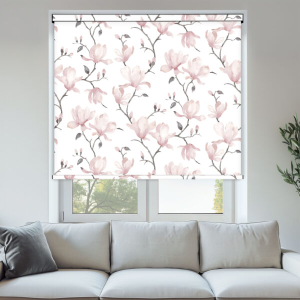 Magnolia Rosa Blackout Roller Blind