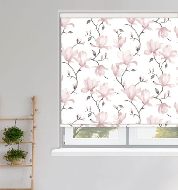 Magnolia Rosa Blackout Roller Blind