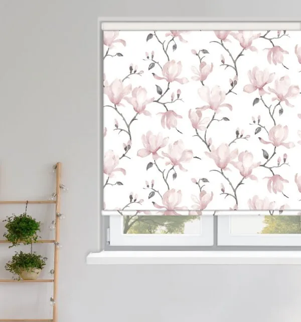 Magnolia Rosa Blackout Roller Blind