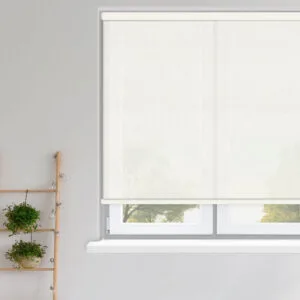 Perspective Artic White Screen Roller Blind