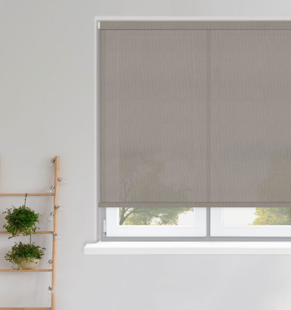 Perspective Shale Grey Screen Roller Blind
