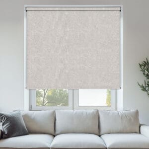 Romany Light Grey PVC Roller Blind