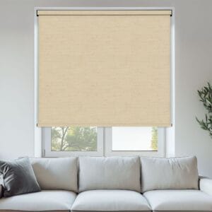 Shot Silk Pannacotta Blackout Roller Blind