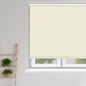 Shot Silk Ivory blackout roller blind