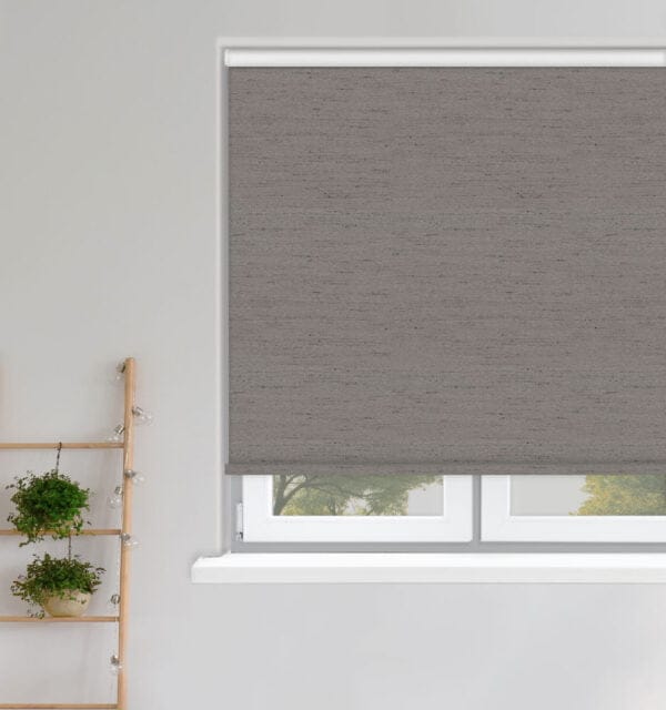 Shot Silk Moonstone blackout roller blind