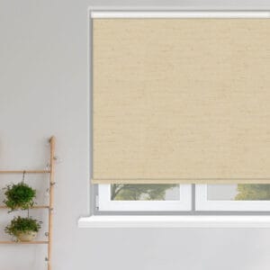 Shot Silk Pannacotta blackout roller blind