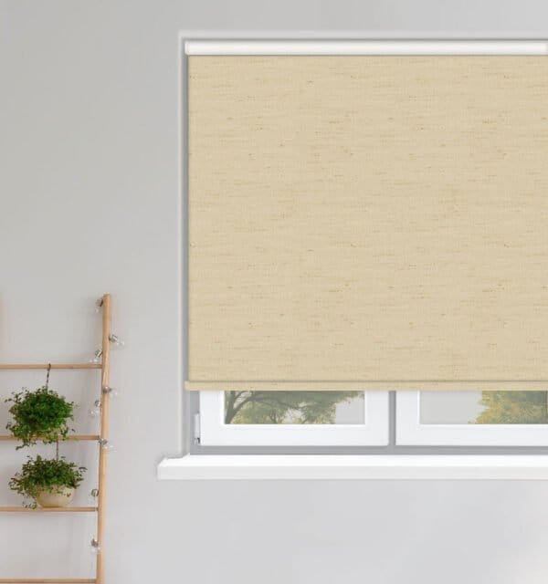 Shot Silk Pannacotta blackout roller blind