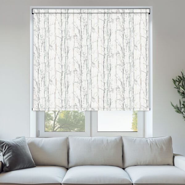 Swedish Birch Silver Roller Blind