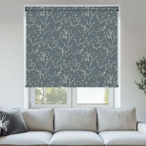 Willow Cool Blue Blackout Roller Blind