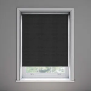 Metz Black PVC Roller Blind