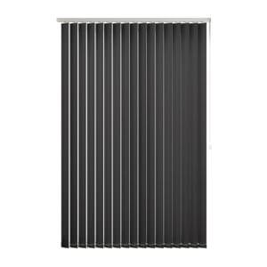 Unilux Black PVC Vertical Blind