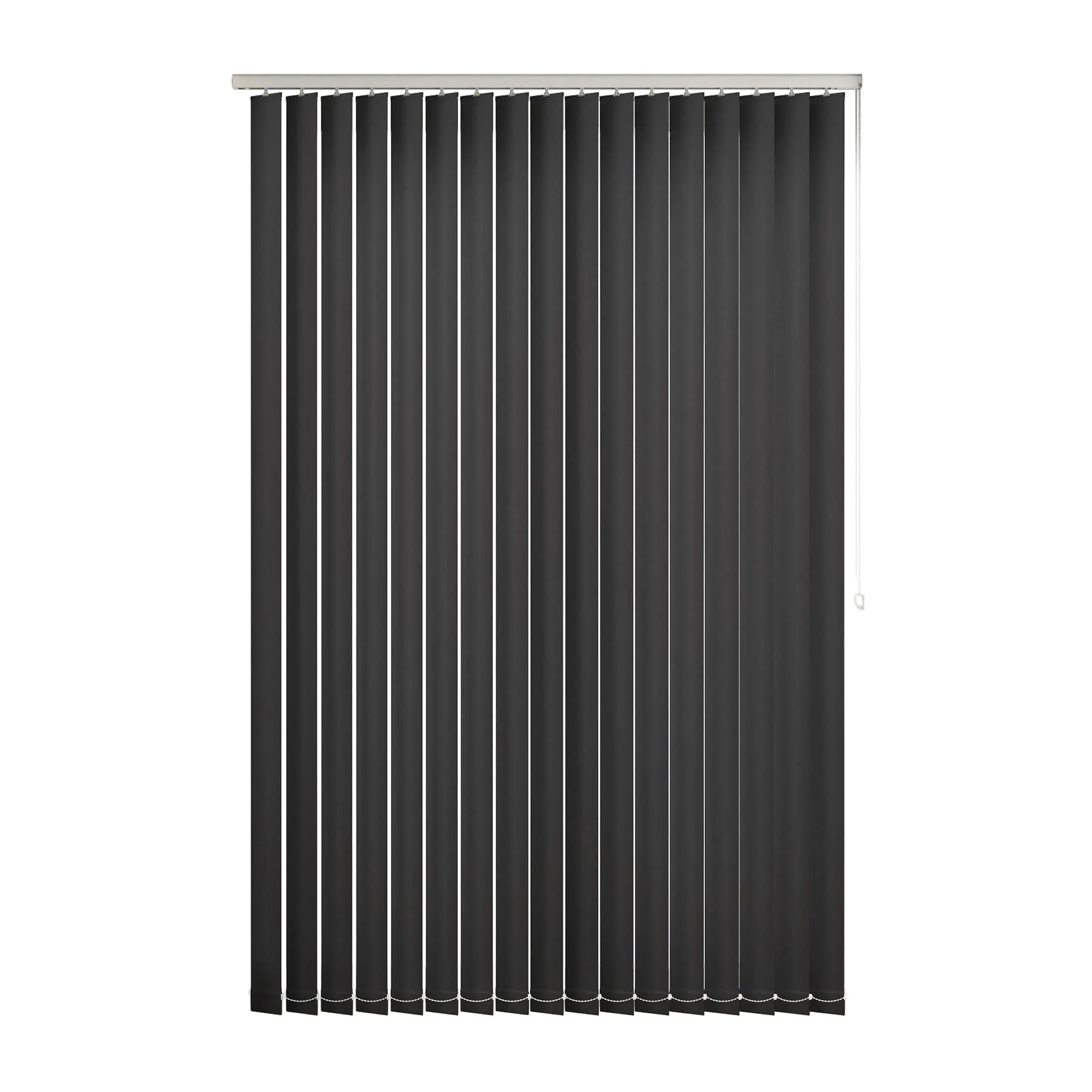 Unilux Black PVC Vertical Blind