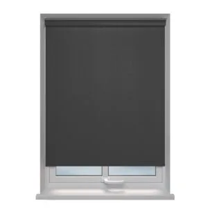 Unilux Black PVC Roller Blind