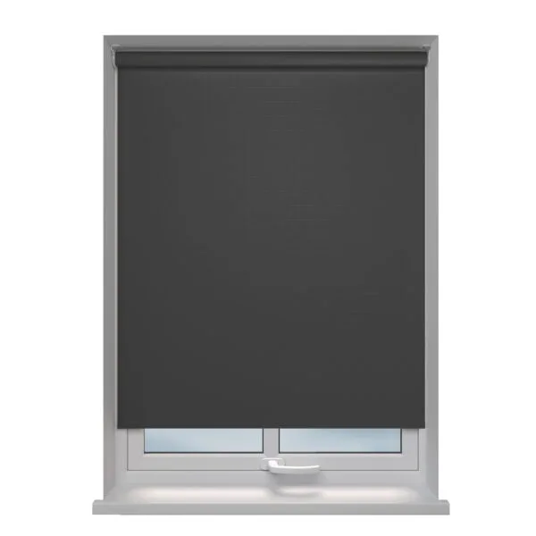 Unilux Black PVC Roller Blind