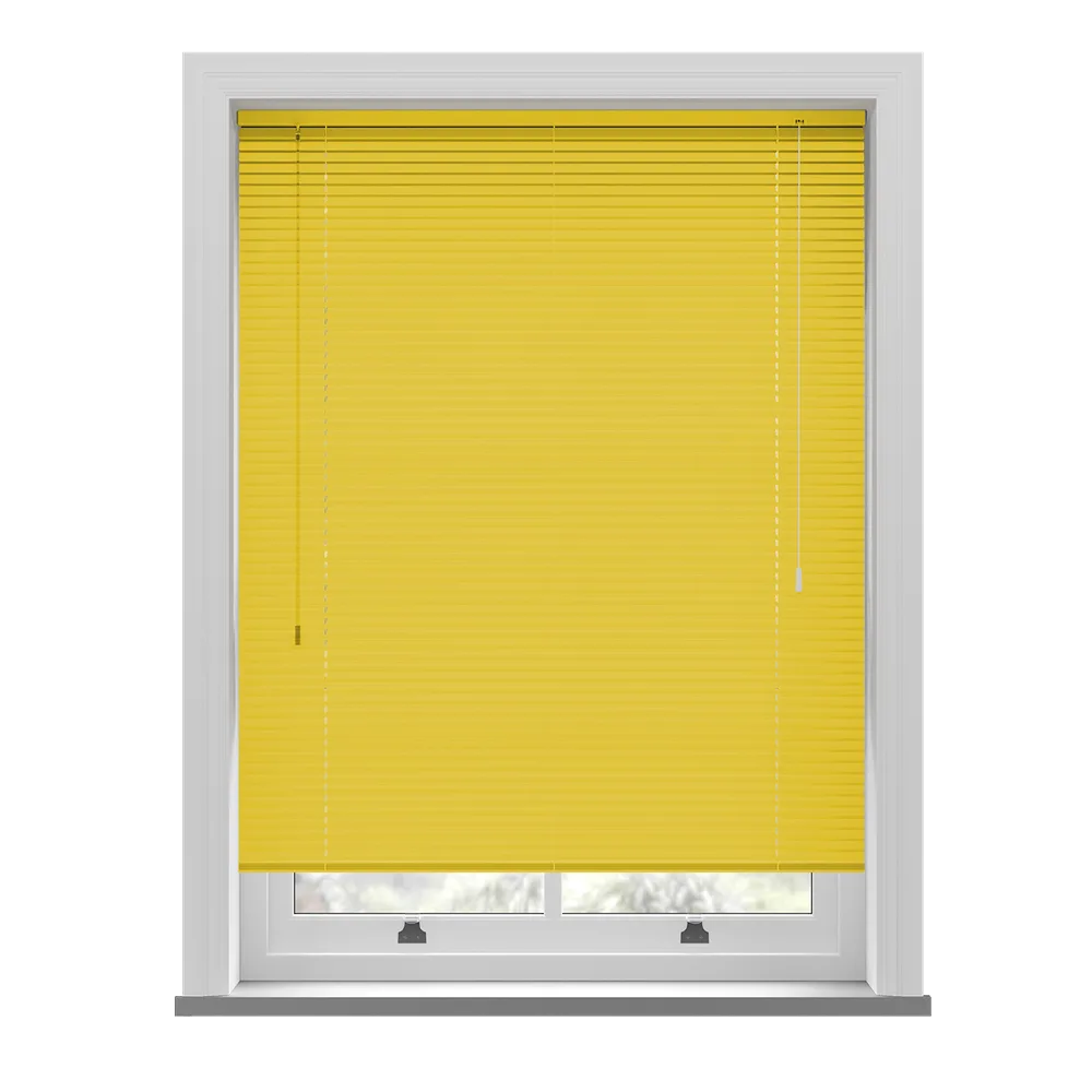 Yellow Aluminium Venetian Blind