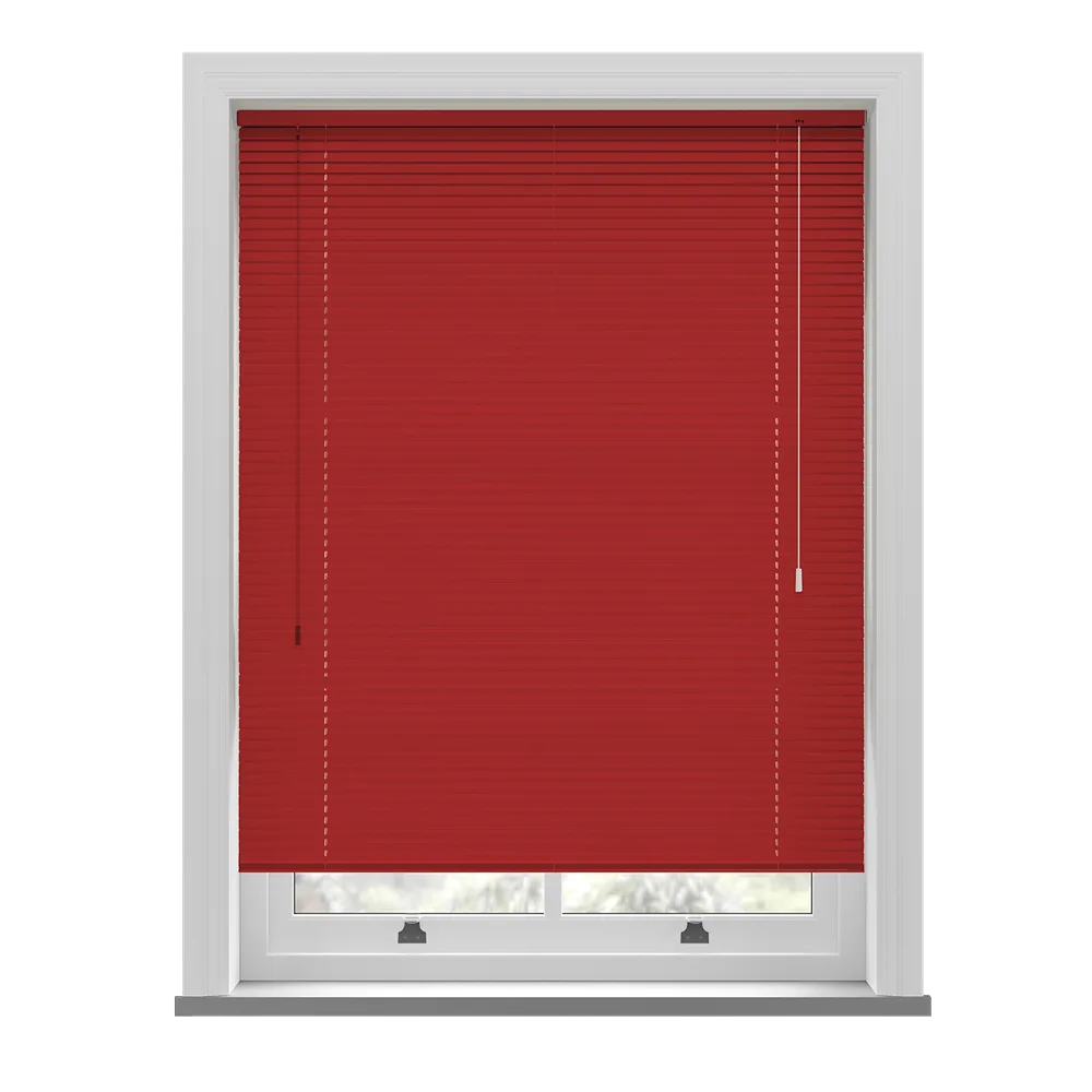 Primary Red Aluminium Venetian Blind