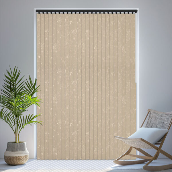 Collina Champagne Fizz Blackout Vertical Blind