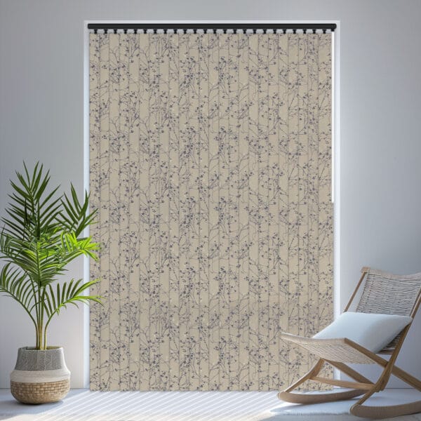Collina Moonlight Mink Blackout Vertical Blind