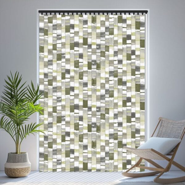 Como Verde Vertical Blind