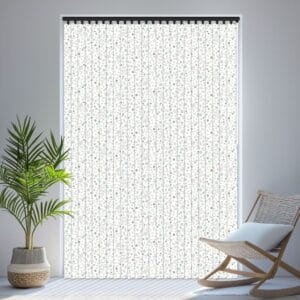 Cotton Flower Mineral Vertical Blind