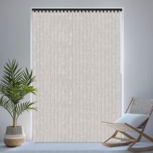 Romany Light Grey PVC Vertical Blind