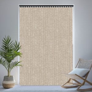 Romany Putty PVC Vertical Blind