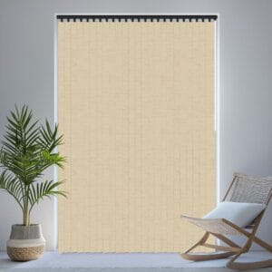 Shot Silk Pannacotta Blackout Vertical Blind