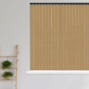 Shot Silk Champagne blackout vertical blind