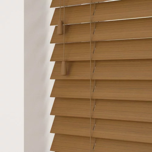 Amber Faux Wood venetian blind